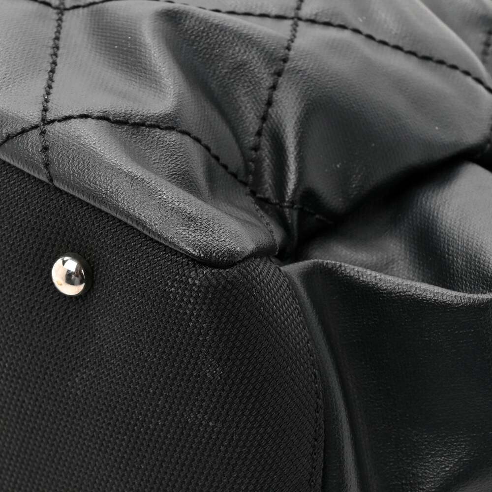 Chanel Coated Canvas Quilted Large #253516C15B - Picture 12 of 13